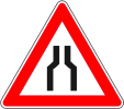 Verkehrszeichen Engpass2